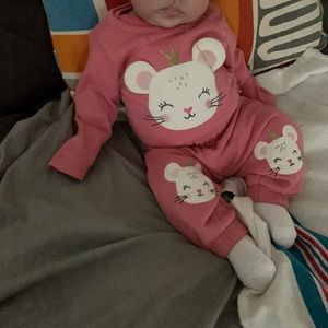 Garamimals two piece bunny set.